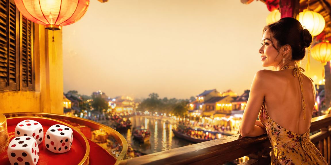 Người chơi tại Hội An thưởng thức giải trí cá cược có trách nhiệm tại chợ đêm